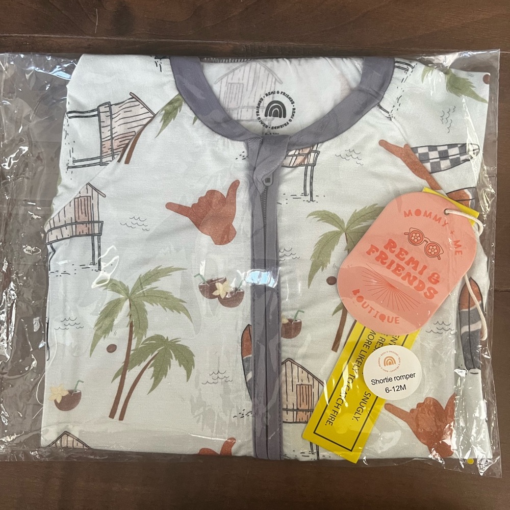 NIB bamboo Shortie Romper
